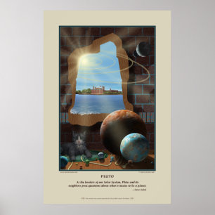 Pluto-Druck Poster