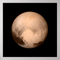 Pluto Foto Poster Print