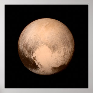 Pluto Foto Poster Print