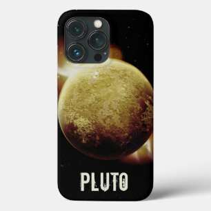 Pluto gelbes Planet 3d-Universum-Darstellung Case-Mate iPhone Hülle