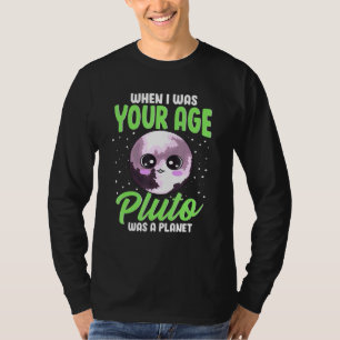 Pluto Inspiriert Zwergplanet Verwandter Pluto Joke T-Shirt
