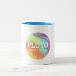 "Pluto ist noch ein Planet" Illustration Tasse