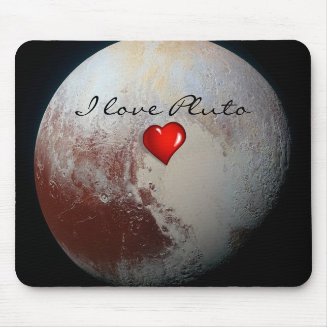 Pluto Liebhaber Mousepad (Vorne)
