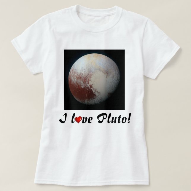 Pluto Liebhaber T-Shirt (Design vorne)