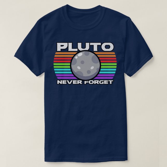 Pluto Never Forget 1930-2006 T-Shirt (Design vorne)