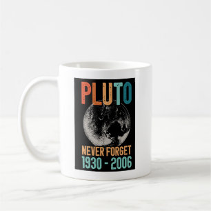 Pluto Never Forget Kaffeetasse