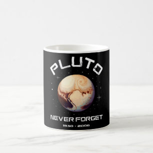 Pluto Never Forget Kaffeetasse
