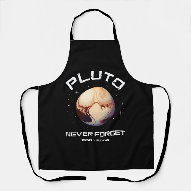 Pluto Never Forget Schürze (Vorderseite)