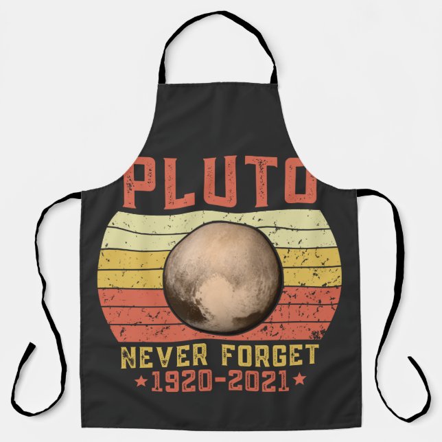 pluto NEVER FORGET Schürze (Vorderseite)