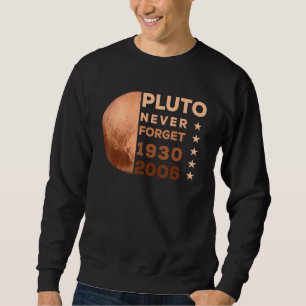 Pluto Nie Schmieden 1930 - 2006 Vintage Retro Wiss Sweatshirt