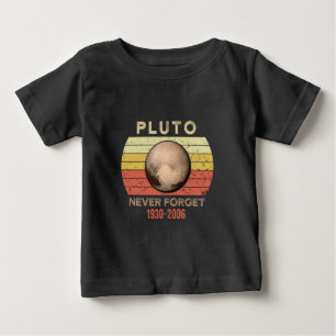 pluto nie vergessen, eris, mond, astronomo, astron baby t-shirt
