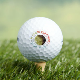 Pluto Niemals Vergessen 1930-2006 Vintage Planet R Golfball