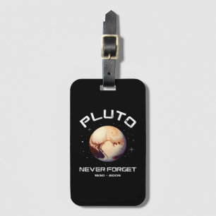 Pluto Niemals Vergessen Gepäckanhänger