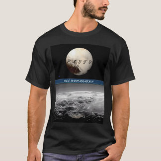 Pluto-Oberfläche mit Planet T-Shirt