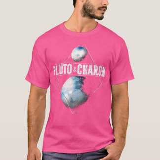 Pluto Planet Charon Moon Solar System Astronomie T-Shirt