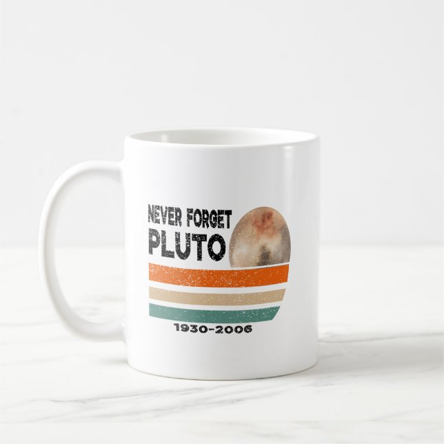 Pluto Planet Funny Geschenk Souvenir Kaffeetasse (Links)