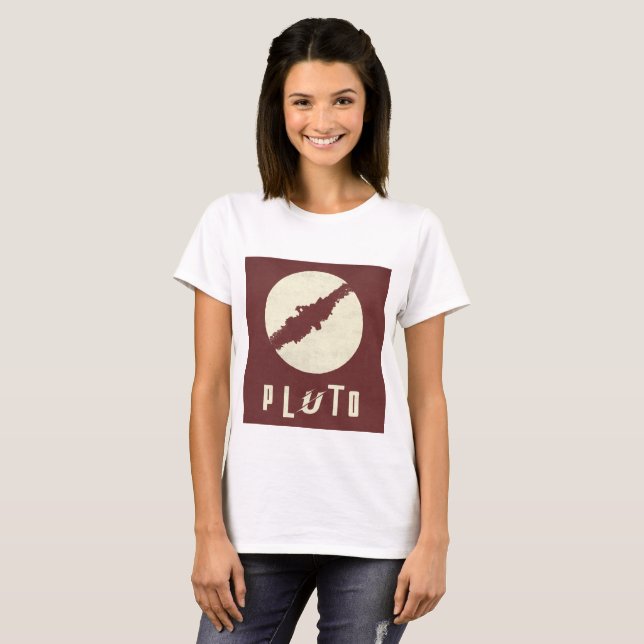 Pluto Planet T-Shirt (Vorne ganz)
