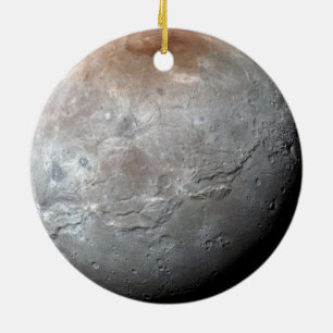 Pluto + Plutos größter Mond Charon-Sehen beide Keramikornament