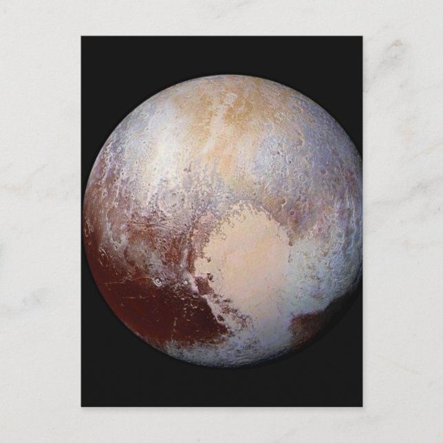 Pluto Postkarte (Vorderseite)