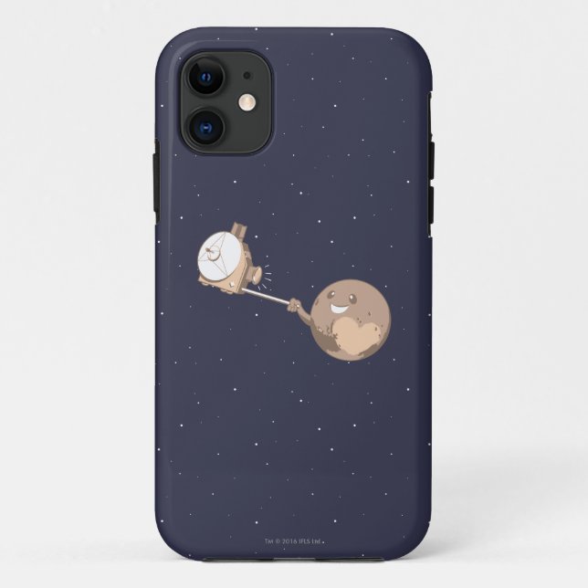 Pluto Selfie Case-Mate iPhone Hülle (Rückseite)