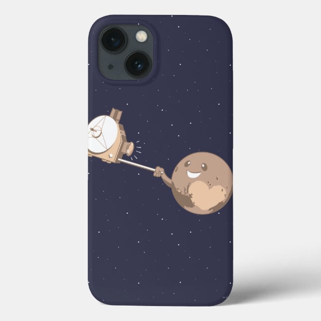 Pluto Selfie Case-Mate iPhone Hülle (Rückseite)