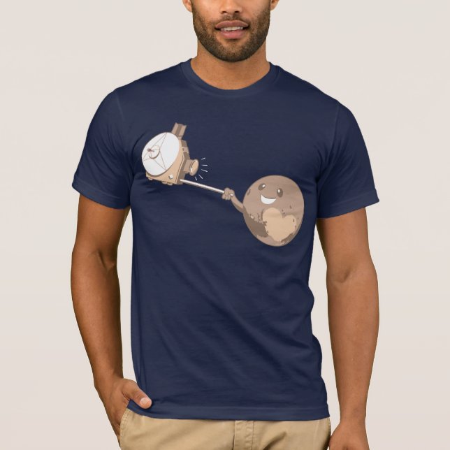 Pluto Selfie T-Shirt (Vorderseite)