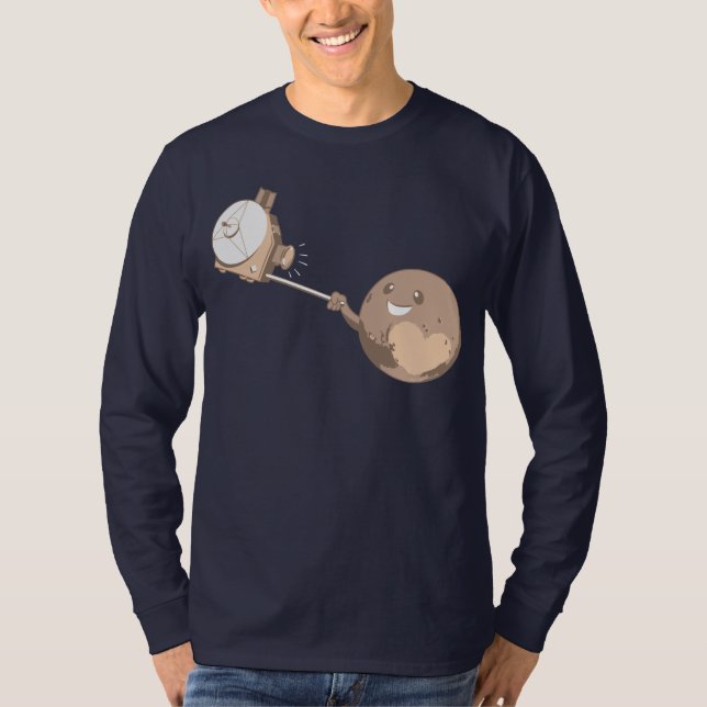Pluto Selfie T-Shirt (Vorderseite)