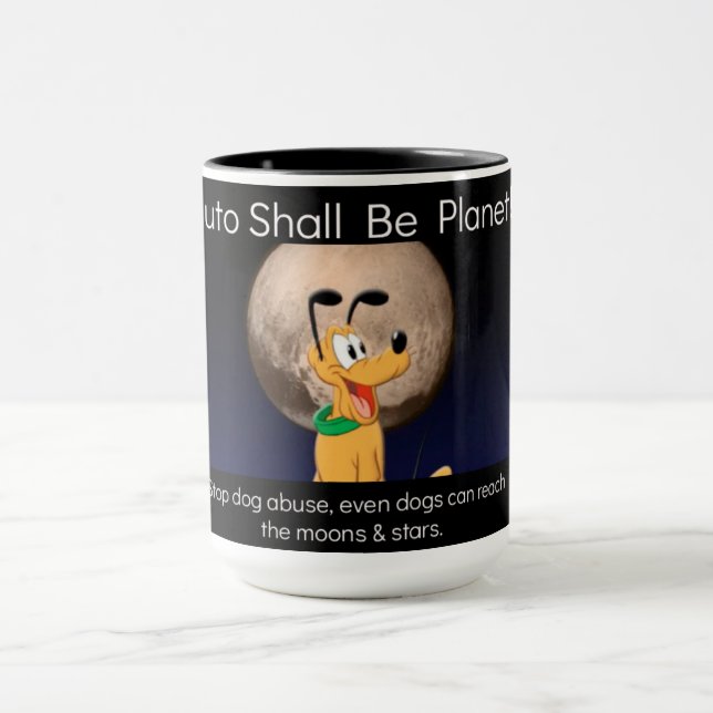 Pluto soll Planet Mug sein Tasse (Zentrum)