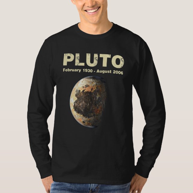 Pluto The Planet Memorial Adventure Science Graphi T-Shirt (Vorderseite)