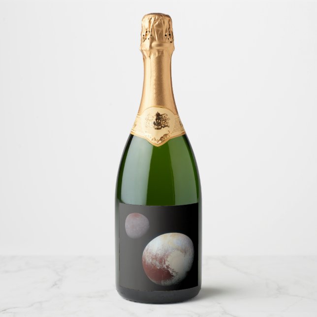 Pluto und Charon 9. oder Zwergplanet Sonnensystem (Vorderseite)