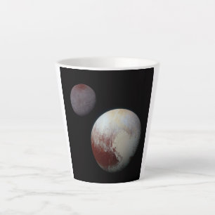Pluto und Charon 9. oder Zwergplanet Sonnensystem Milchtasse