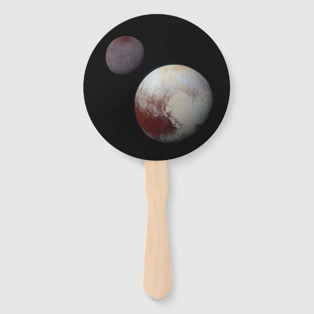 Pluto und Charon 9. Planet oder Zwergplanet Sonnen Fächer (Vorderseite)