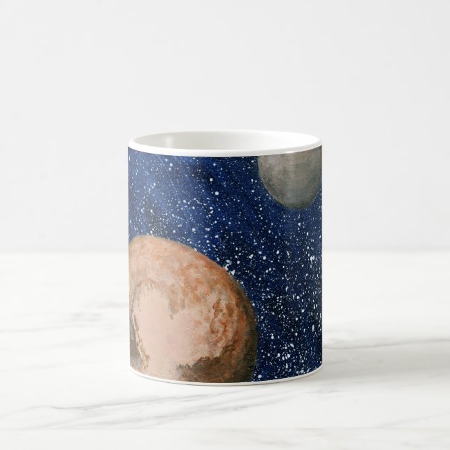 Pluto und Charon Tasse (Mittel)