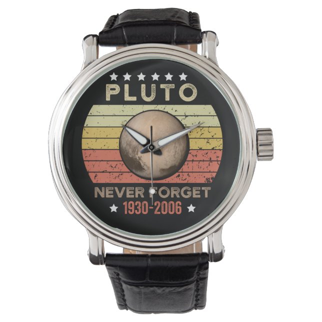 Pluto Vergessen Sie 1930-2006 nie Armbanduhr (Vorderseite)