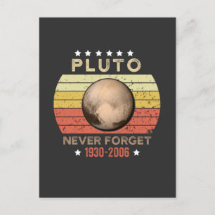 Pluto Vergessen Sie 1930-2006 nie Postkarte