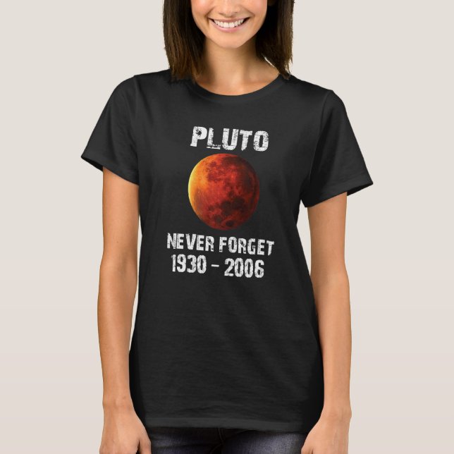 Pluto Vergessen Sie 1930 2006 Vintag T-Shirt (Vorderseite)