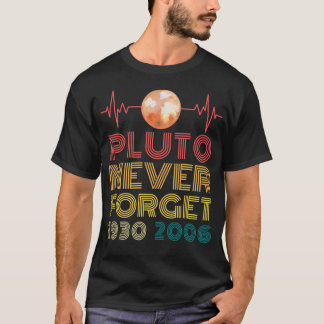 Pluto Vergessen Sie nie 1930 2006 Jahrestag Milchs T-Shirt