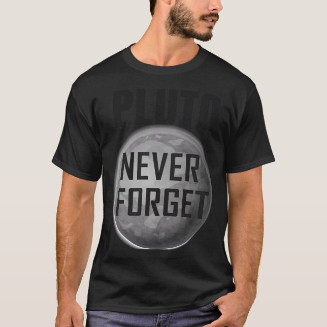 Pluto Vergessen Sie nie 1930 - 2006 T-Shirt (Vorderseite)