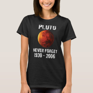 Pluto Vergessen Sie Nie 1930 2006 Vintage T-Shirt