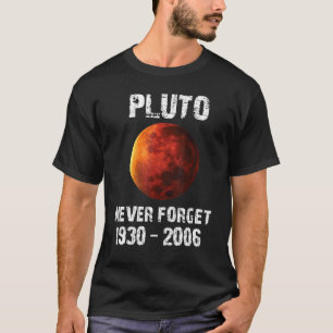 Pluto Vergessen Sie Nie 1930 2006 Vintage T-Shirt
