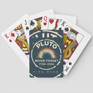 Pluto Vergessen Sie nie 1930-2006 Vintagen Retro-P Spielkarten