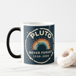 Pluto Vergessen Sie nie 1930-2006 Vintagen Retro-P Verwandlungstasse