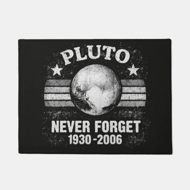 Pluto Vergessen Sie Nie Fußmatte (Vorderseite)