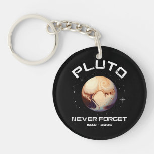 Pluto Vergessen Sie Nie Schlüsselanhänger