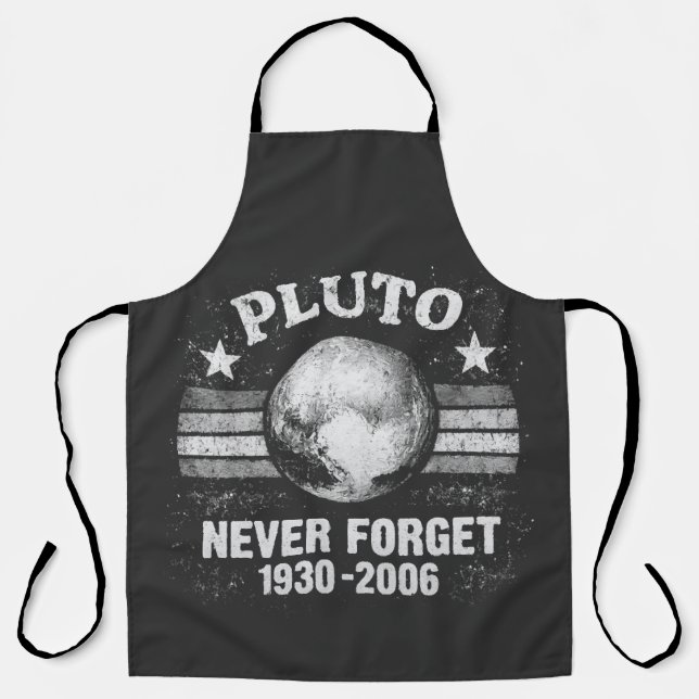 Pluto Vergessen Sie Nie Schürze (Vorderseite)