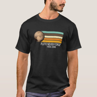 Pluto Vergessen Sie Retro nie Vintagen T - Shirt. T-Shirt