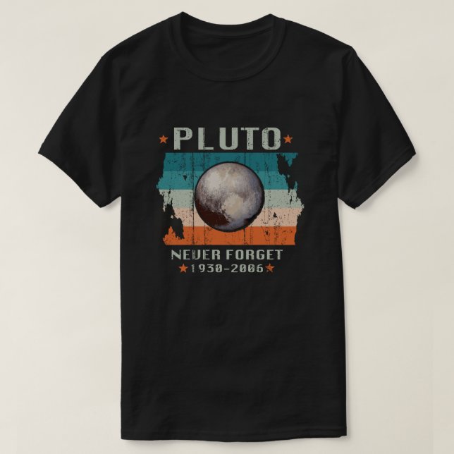 Pluto Vergiss Nie 1930-2006 T-Shirt (Design vorne)