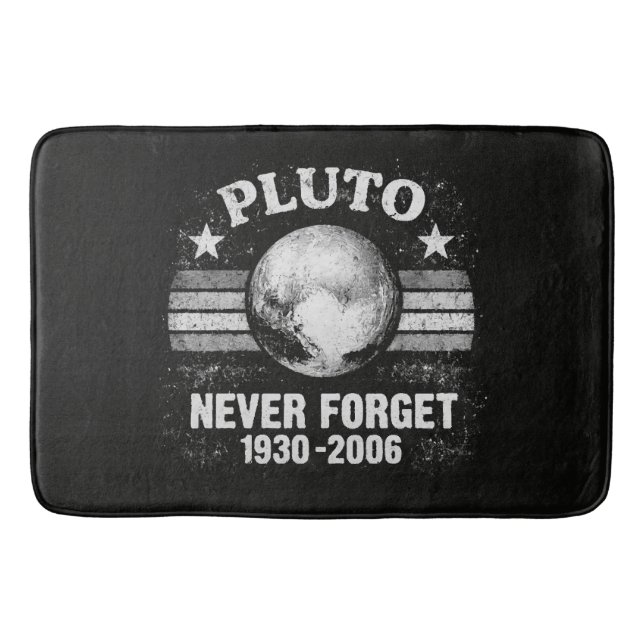 Pluto vergiss nie badematte (Vorderseite)
