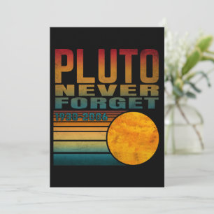 Pluto vergiss nie  einladung