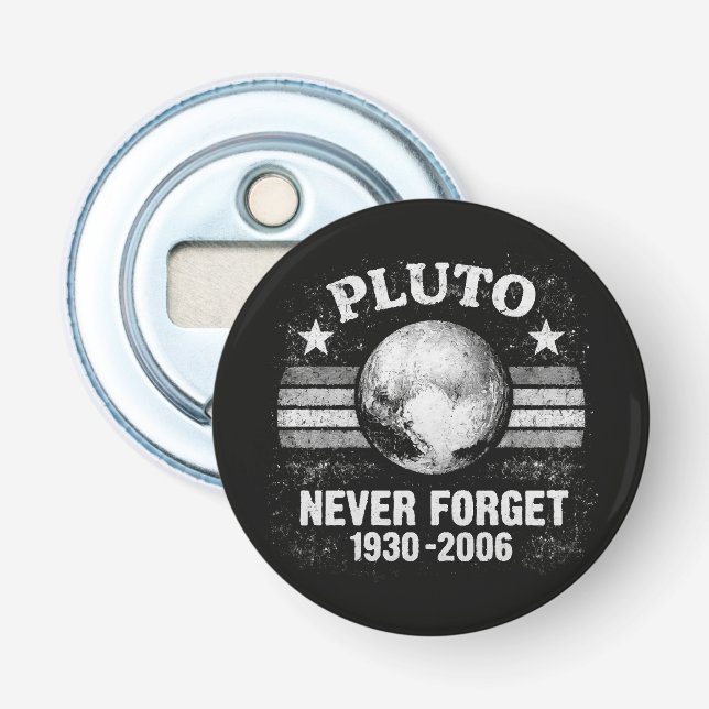 Pluto vergiss nie flaschenöffner (Vorderseite)